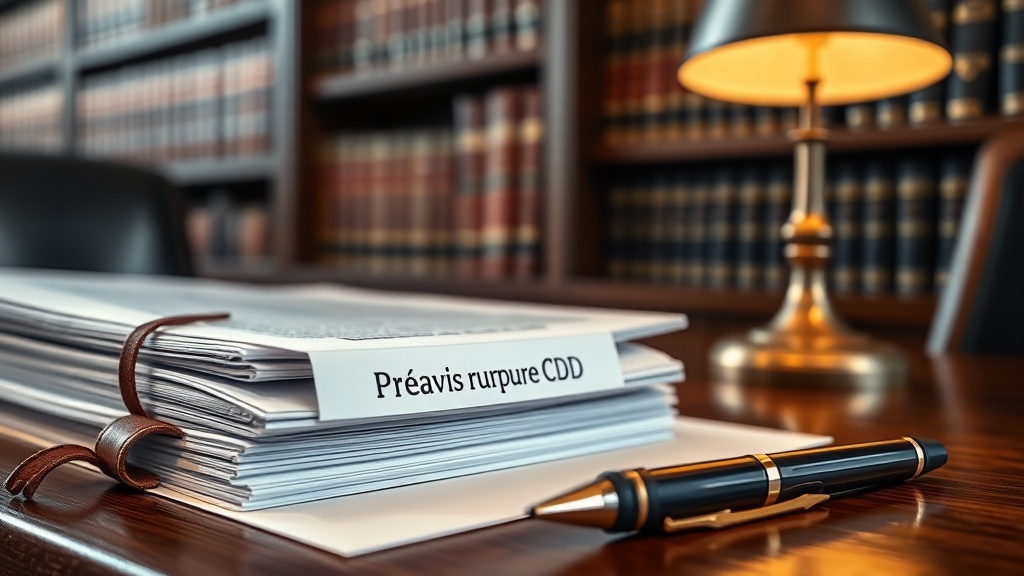 Préavis rupture CDD : les erreurs à éviter pour un départ réussi